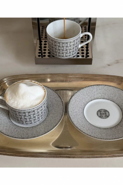 Mosaique au 24 Platinum Breakfast Cup and Saucer