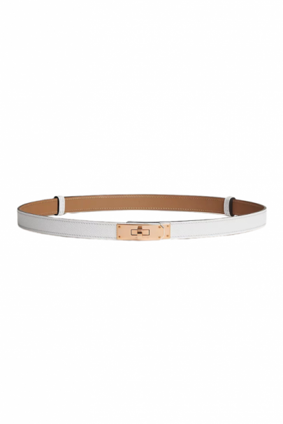 Kelly Belt Blanc Epsom RGHW