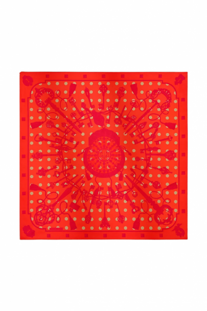 Les Clés Double Face Scarf 90